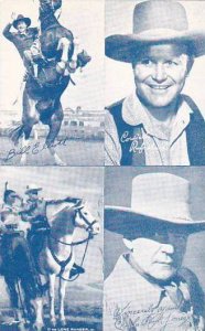 Cowboy Arcade Card Bill Elliott Lone Ranger & Charles Jones