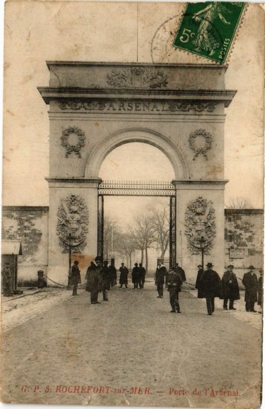 CPA ROCHEFORT-sur-Mer-Porte de l'Arsenal (45145)