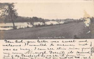 Foxcroft Maine Piscataguis River Scenic Real Photo Antique Postcard K25673