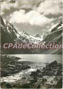 Modern Postcard Cauterets Lac de Gaube (ALT 1800 m) the weir