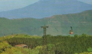 Mount Fuji Ropeway Cable Car Japanese Postcard