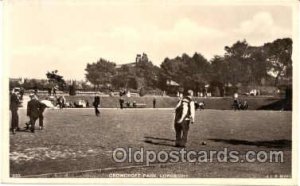 Crowcroft Park, Longsight, Lawn Bowling Crowcroft Park, Longsight Unused 