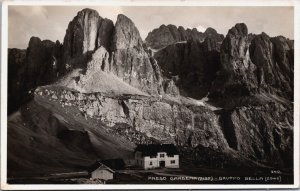 Italy Passo Gardena Gruppo Sella Vintage RPPC C185