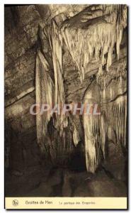 Old Postcard Han Caves The Portico of Draperies