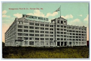 c1910's Montgomery Ward & Co. Building Kansas City Missouri MO Antique Postcard