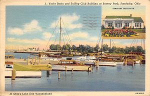 Yacht Basin, Sailing Club Building, Battery Park Sandusky, Ohio OH