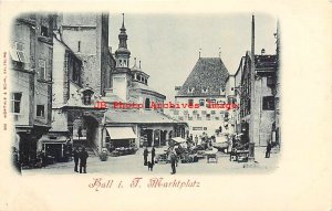 Austria, Hall in Tirol, Marktplatz, Market Place, Worthle & Sohn No 940