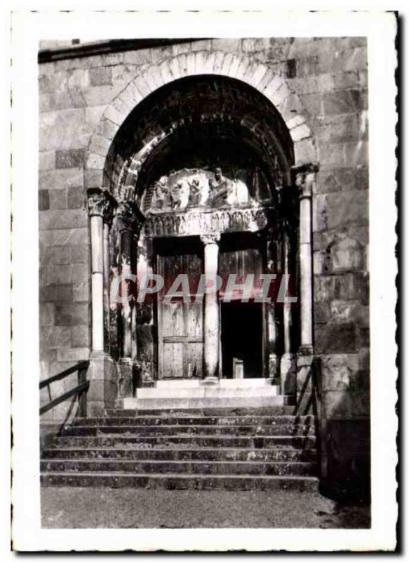 Postcard Moderne Saint Bertrand de Comminges cathedral Portal