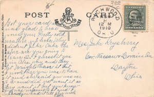 J1/ Richwood Ohio Postcard c1910 Public School Building  195