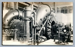 CANADA SHAWINIGAN FALLS WATER POWER CO DYNAMOS VINTAGE REAL PHOTO POSTCARD RPPC