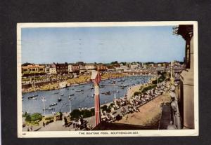 UK Boating Pool Southend on Sea Thames Estuary Essex England Postcard British