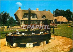 Postcard Modern Chaumieres Normandies The Lush Colors and Light Normandy in F...