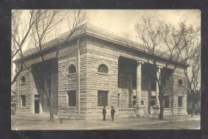RPPC MANHATTAN KANSAS STATE UNIVERSITY BUILDING 1910 REAL PHOTO POSTCARD