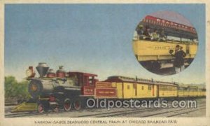 Deadwood Central Train, Chicago, IL USA Train, Trains, Locomotive  1948 posta...