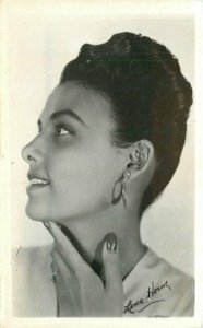 Beautiful Lena Horne Movie star Actress Singer RPPC Photo Postcard 21-12314