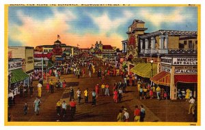 Postcard SHOPS SCENE Wildwood New Jersey NJ AS6392