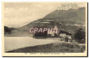 Old Postcard Annecy Le Chateau De Duingt