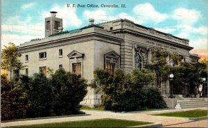 Illinois Centralia Post Office 1941  Curteich