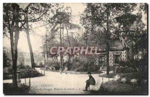 Old Postcard Clichy Denain Park House Garda