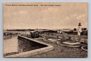 Fortress Monroe Overlooking Hampton Roads Old Point Comfort Virginia