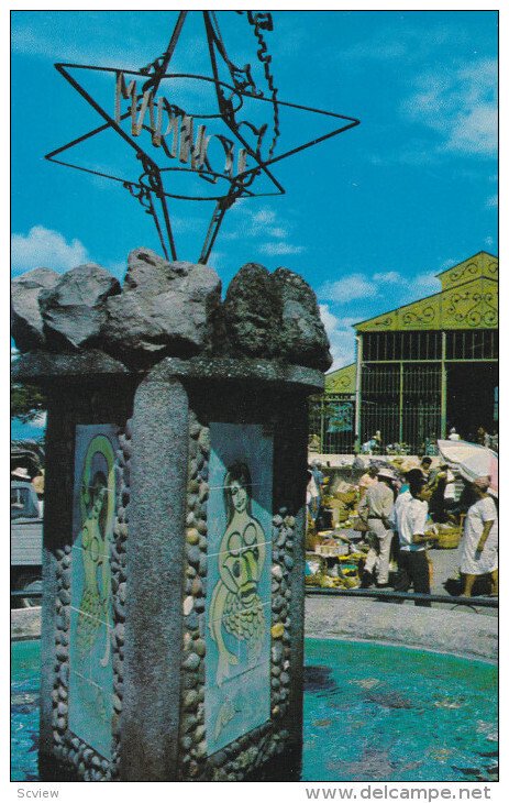 MARTINIQUE, French West Indies; Market Day in St. Pierre, 40-60s