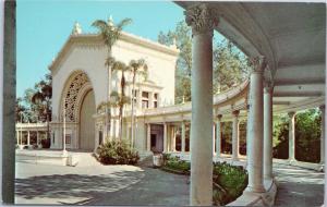 Spreckel's Organ Balboa Park, San Diego, California postcard