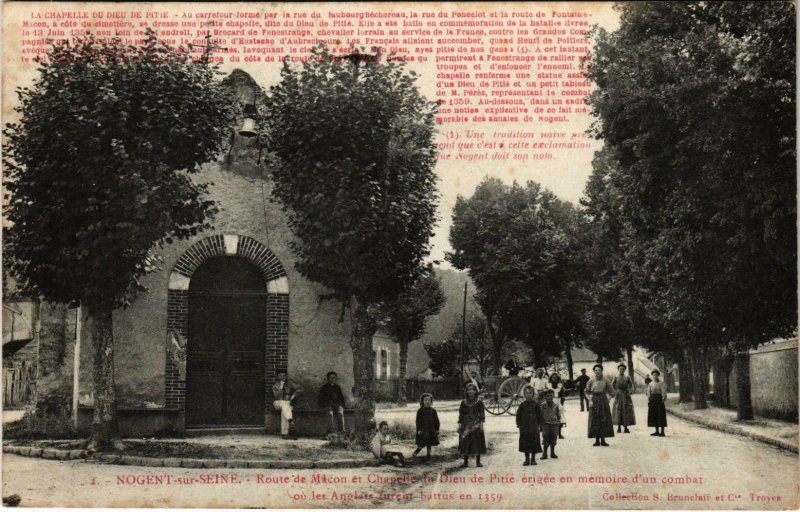 CPA NOGENT-sur-SEINE Route de Macon Aube (100970)