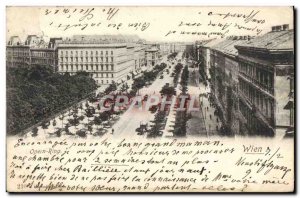 Old Postcard Wien Opern Ring