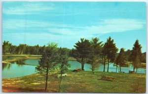 Postcard - Lac des Pins - Saint-Antoine-Abbé, Canada