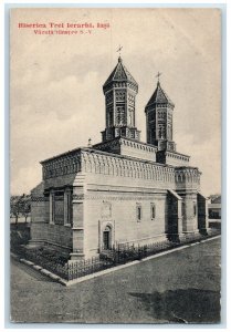 c1905 Trel Lerarhi Church Iasi Seen from the S.-W. Iași Romania Postcard