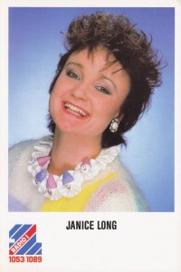 Janice Long Radio 1 DJ Disc Jockey Rare Photo Card
