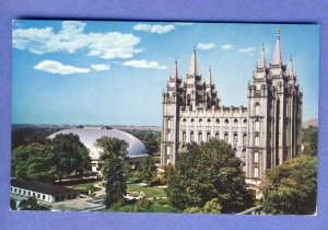 Salt Lake City, Utah/UT Postcard, Temple Square, Morman