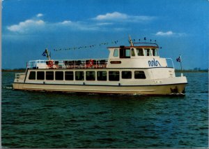 Salonboten Rondvaartbedrijf M. Harder Ship Vintage Postcard BS22