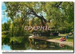 Modern Postcard St Stephen's Green Dublin Ireland