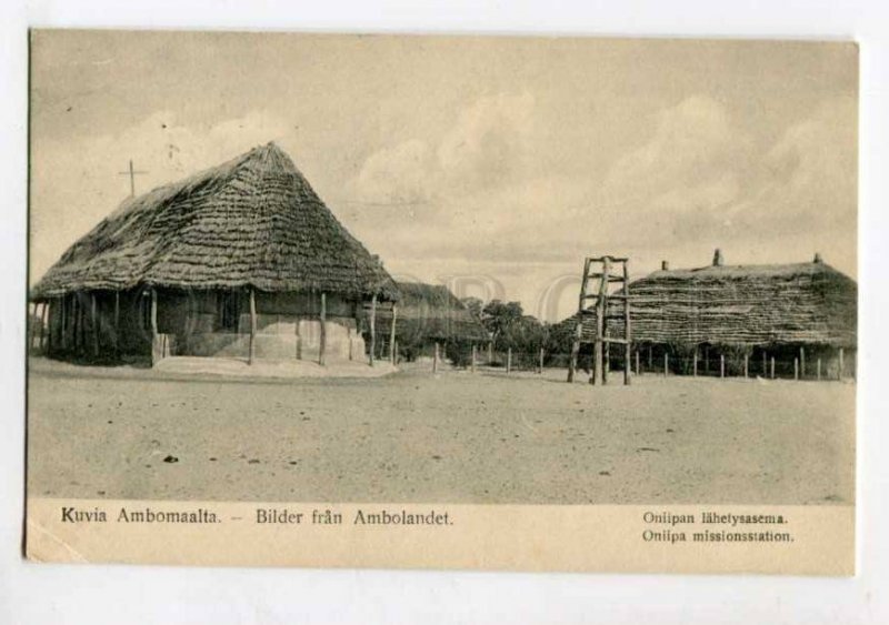 401057 NAMIBIA Amboland Oniipa mission station 1921 year RPPC