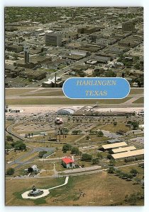 HARLINGEN, Texas TX ~ Aerial Views CAMERON COUNTY Water Tower ~ 4x6 Postcard