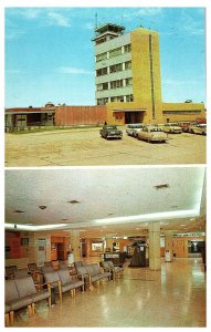 Sioux City Municipal Airport Admin Building and Lounge Iowa Airport Postcard