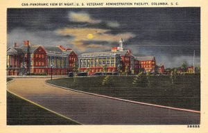 Panoramic view by night US Veterans Administration facility Columbia, South C...