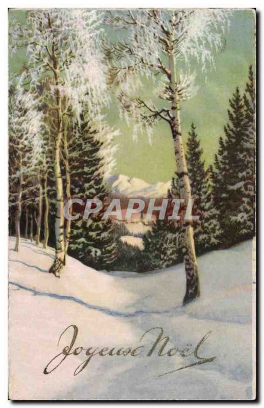 Old Postcard Fantasy Merry Christmas