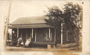 J1/ Woodward Oklahoma RPPC Postcard c1910 Home Residence  111