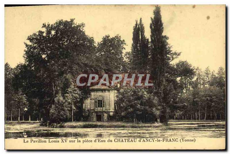 Old Postcard The pavilion Louis XV on the room d & # 39eau the Chateau d & # ...