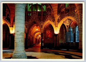 Great Hall Of Honour, Centre Block, House Of Parliament, Ottawa Canada Postcard