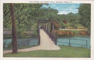 Minnesota Rochester Foot Bridge Over Zumbro River