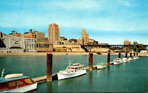 Minnesota St Paul Skyline From Across Mississippi River