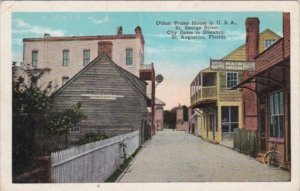 Florida St Augustine Oldest House In The U S On St George Street