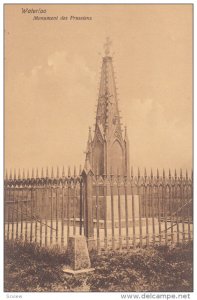 WATERLOO, Walloon Brabant, Belgium, 1900-1910's; Monument Des Prussiens