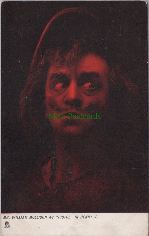 Actor Postcard - Mr William Mollison as Pistol in Henry V - SW6834