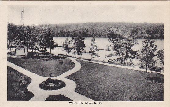 Panorama White Roe Lake New York Albertype