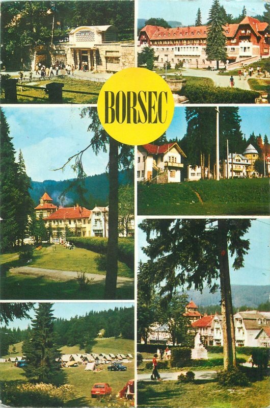 Postcard Romania Borsec vederi multiple 