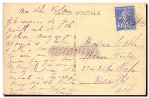 Old Postcard Luceram The church and cervix Abbe excursion around Nice